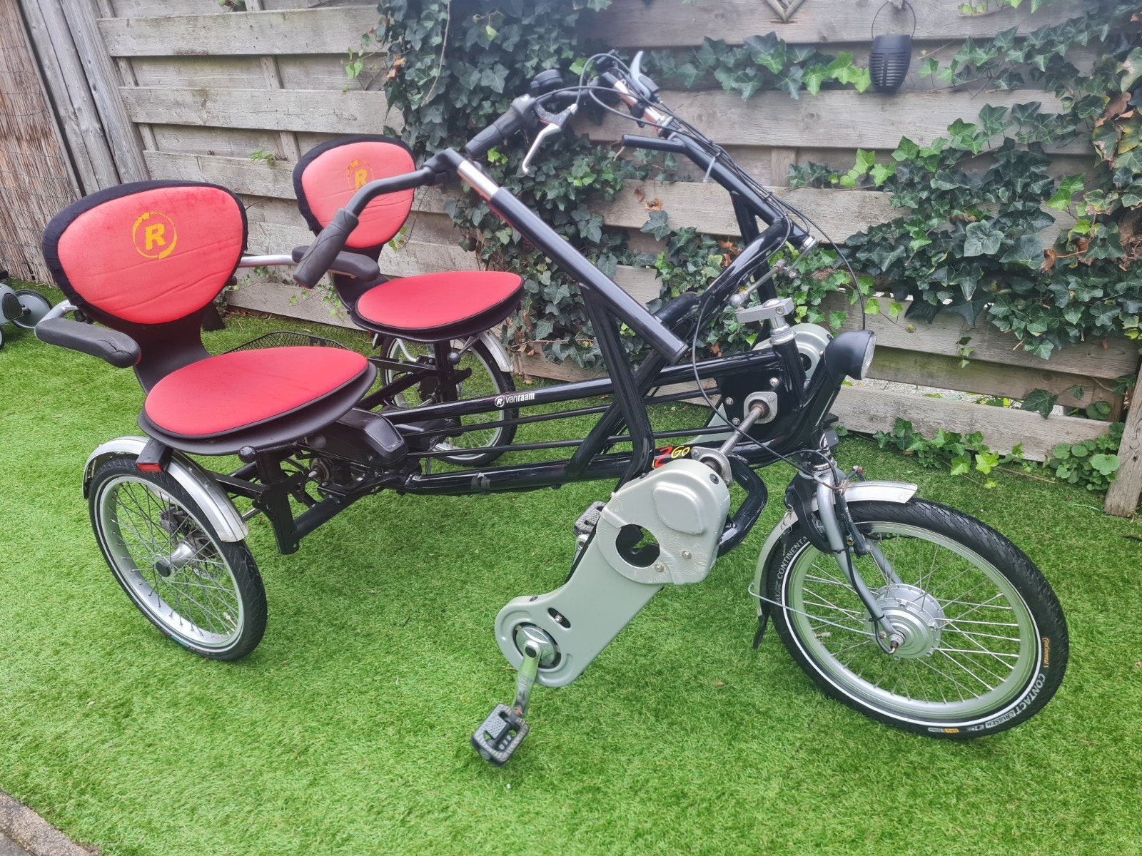 2x Van Raam Fun 2 Go Elektrische Duofiets, Ophalen, Gebruikt, Schijfrem, Fun2go van raam