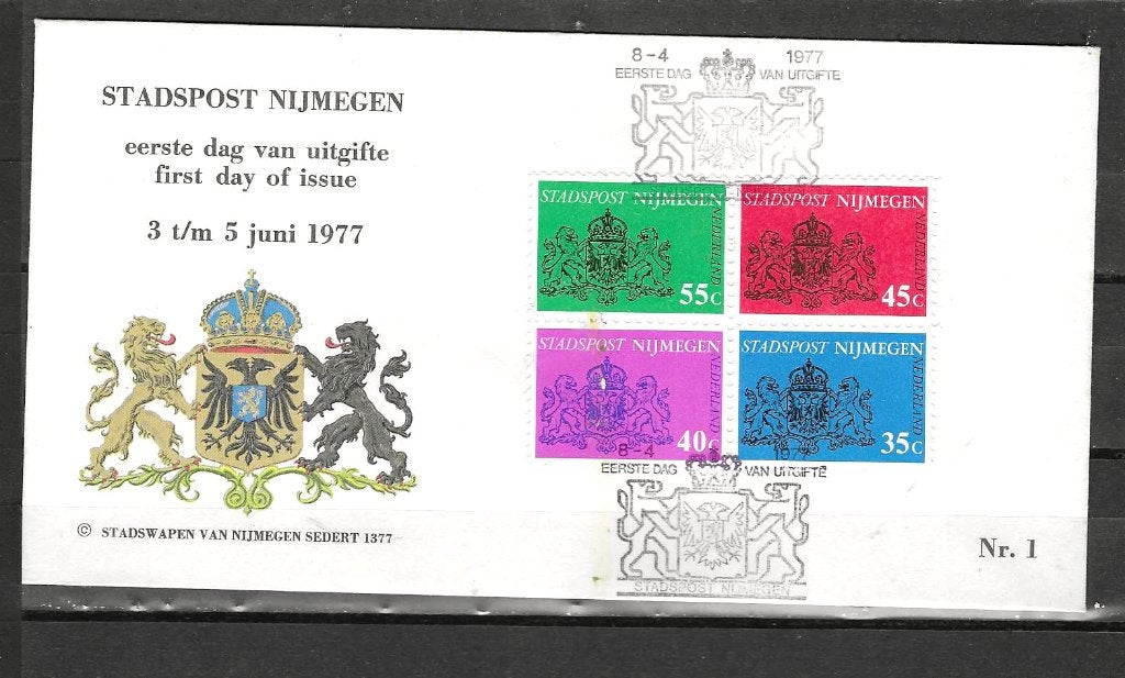 Nijmegen Stadspost 1977, Ophalen of Verzenden, Onbeschreven, Nederland