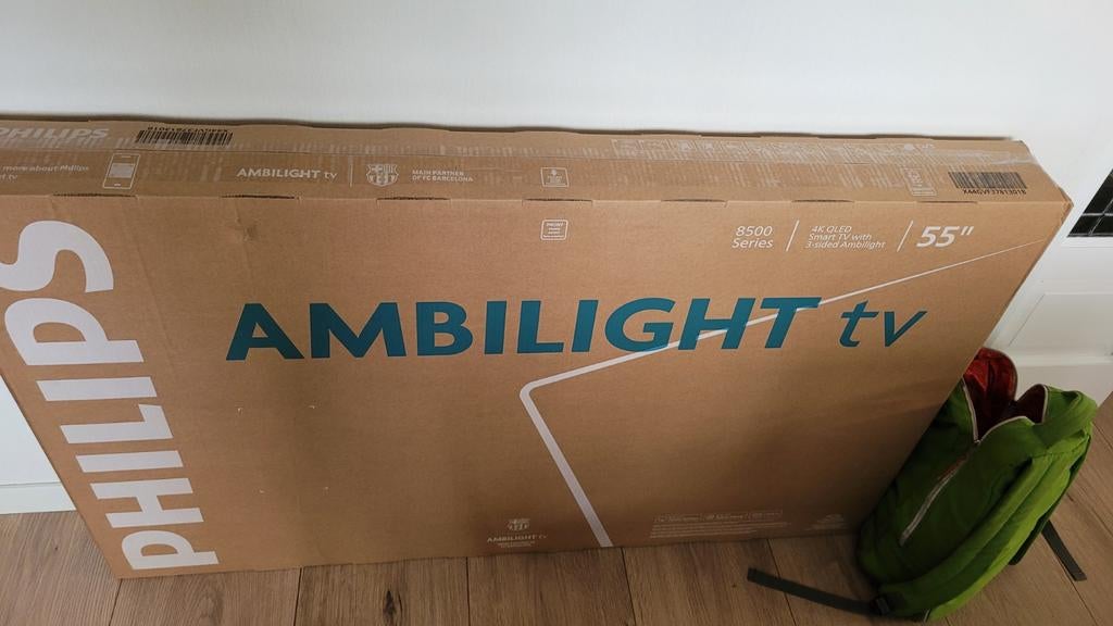Philips tv Ambilight 55 inch, Ophalen, 100 cm of meer, 50 Hz, Philips