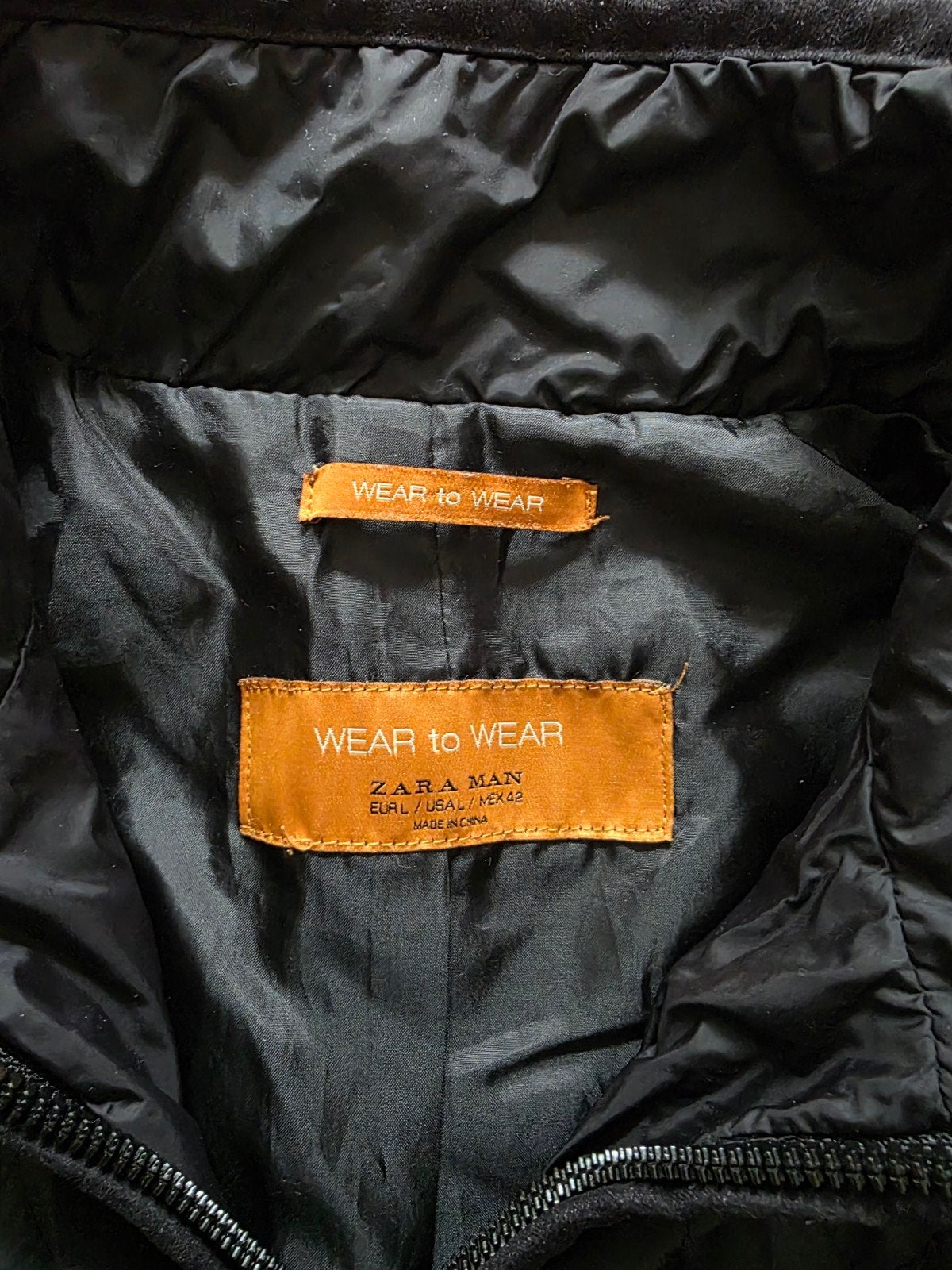 Zara Man Gewatteerd Bodywarmer Zwart Maat L, Zwart, Maat 42/44 (L), Ophalen of Verzenden, Zo goed als nieuw