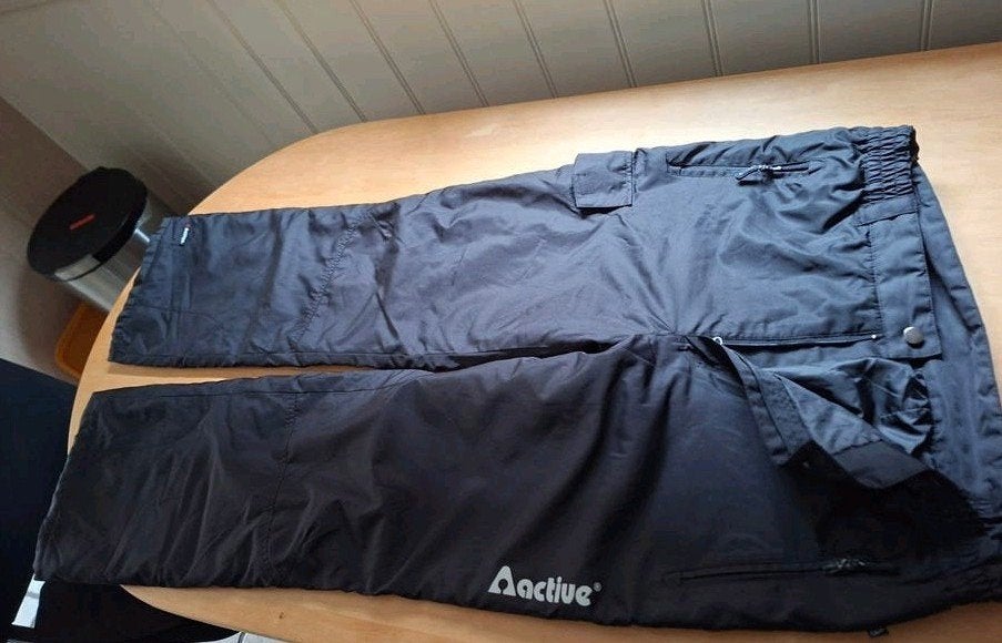 Zwarte Actiive skibroek, maat 56, Kleding | Heren, Wintersportkleding, Ophalen of Verzenden, Nieuw, Broek