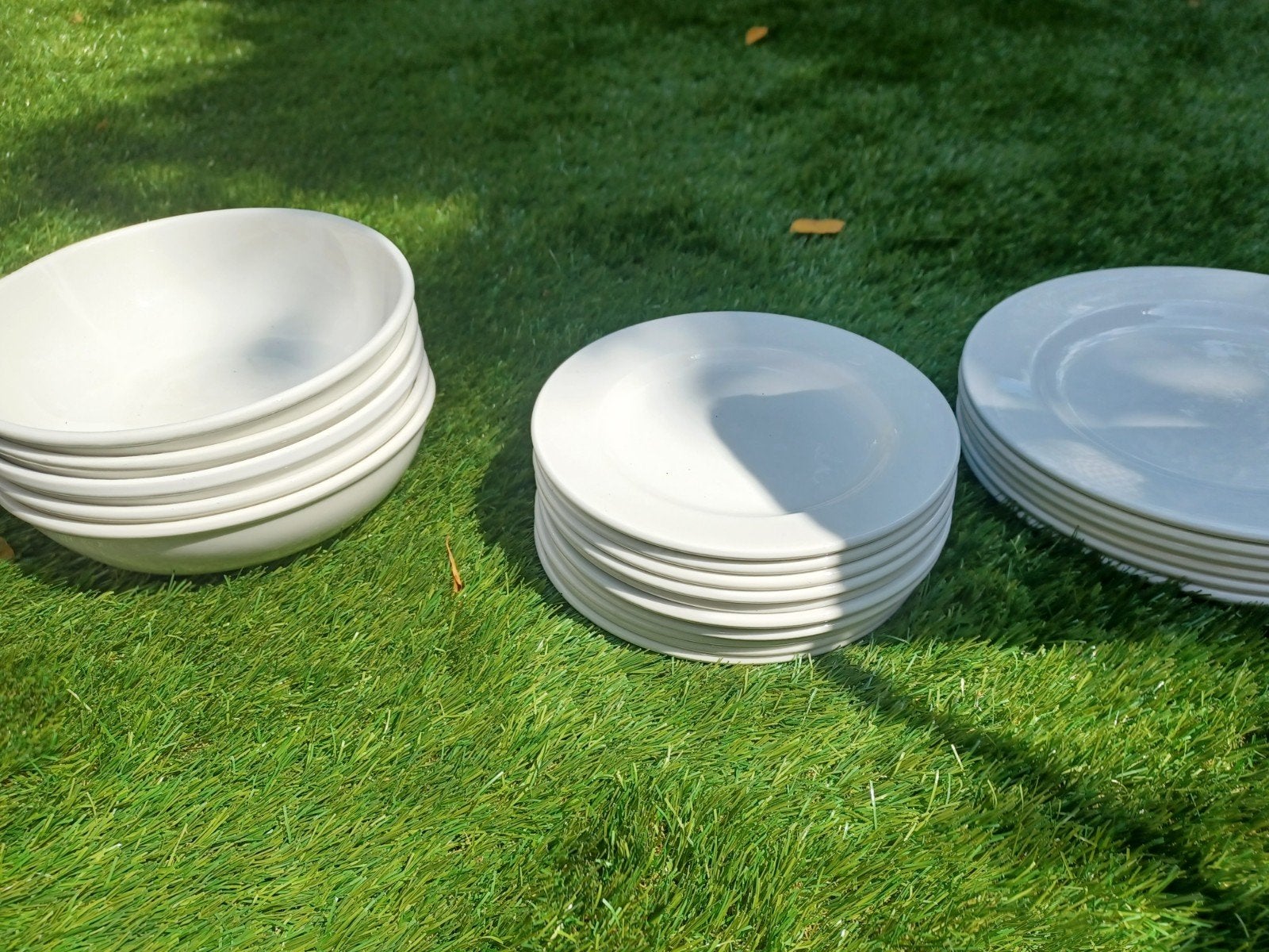 Continental Vitrified Hotelware borden en kommen, Ophalen, Gebruikt, Bord(en), Overige stijlen