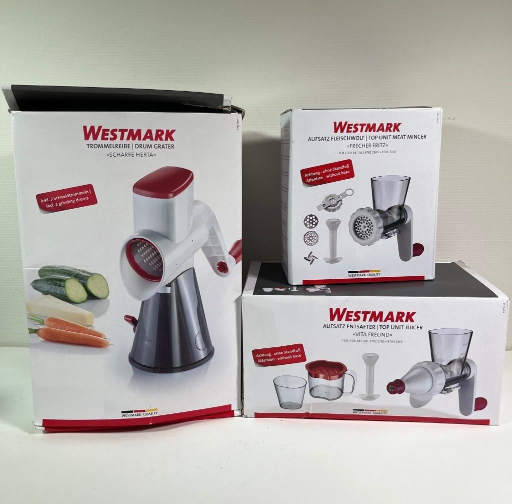 Westmark Raspmachine, gehaktmaker, sapmaker, Overige typen, Kunststof, Ophalen of Verzenden, Zo goed als nieuw
