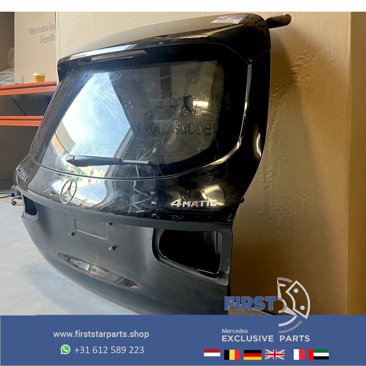 X253 W253 GLC KOFFERKLEP ACHTERKLEP ZWART KOFFERBAK COMPLEET, Auto-onderdelen, Gebruikt, Ophalen of Verzenden, Achter, -