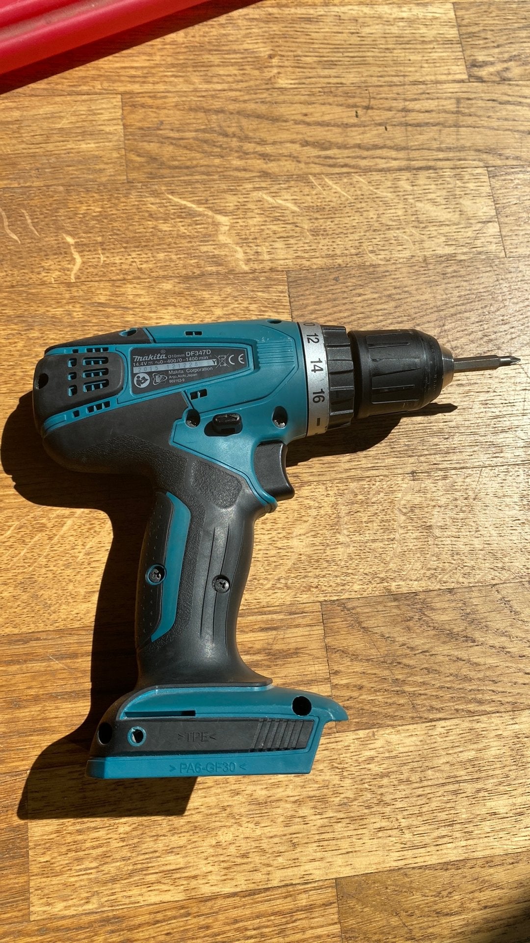 Makita boormachine, Doe-het-zelf en Verbouw, Gereedschap | Boormachines, Ophalen of Verzenden, Zo goed als nieuw, Boormachine