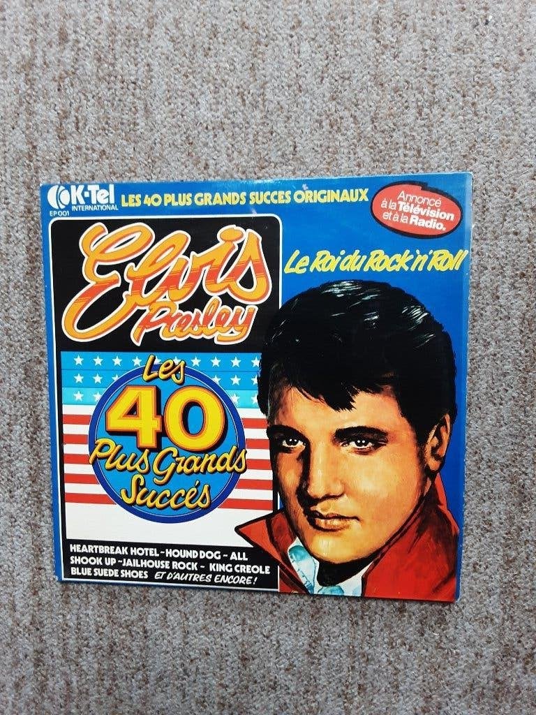 vinyl dubbel lp Elvis Presley les 40 plus grands succes, Gebruikt, Ophalen of Verzenden, Dubbel-LP, 12 inch