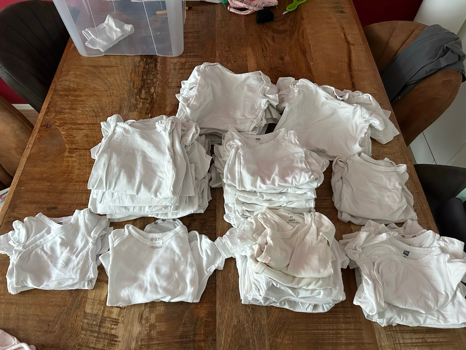 Groot pakket HEMA rompers (95 stuks) maat 50-104, Ophalen of Verzenden, Gebruikt, Jongetje of Meisje