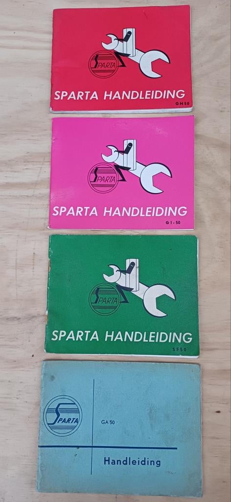 Sparta  GA 50 / GH 50 / GI 50 / SF 50  handleiding., Ophalen of Verzenden