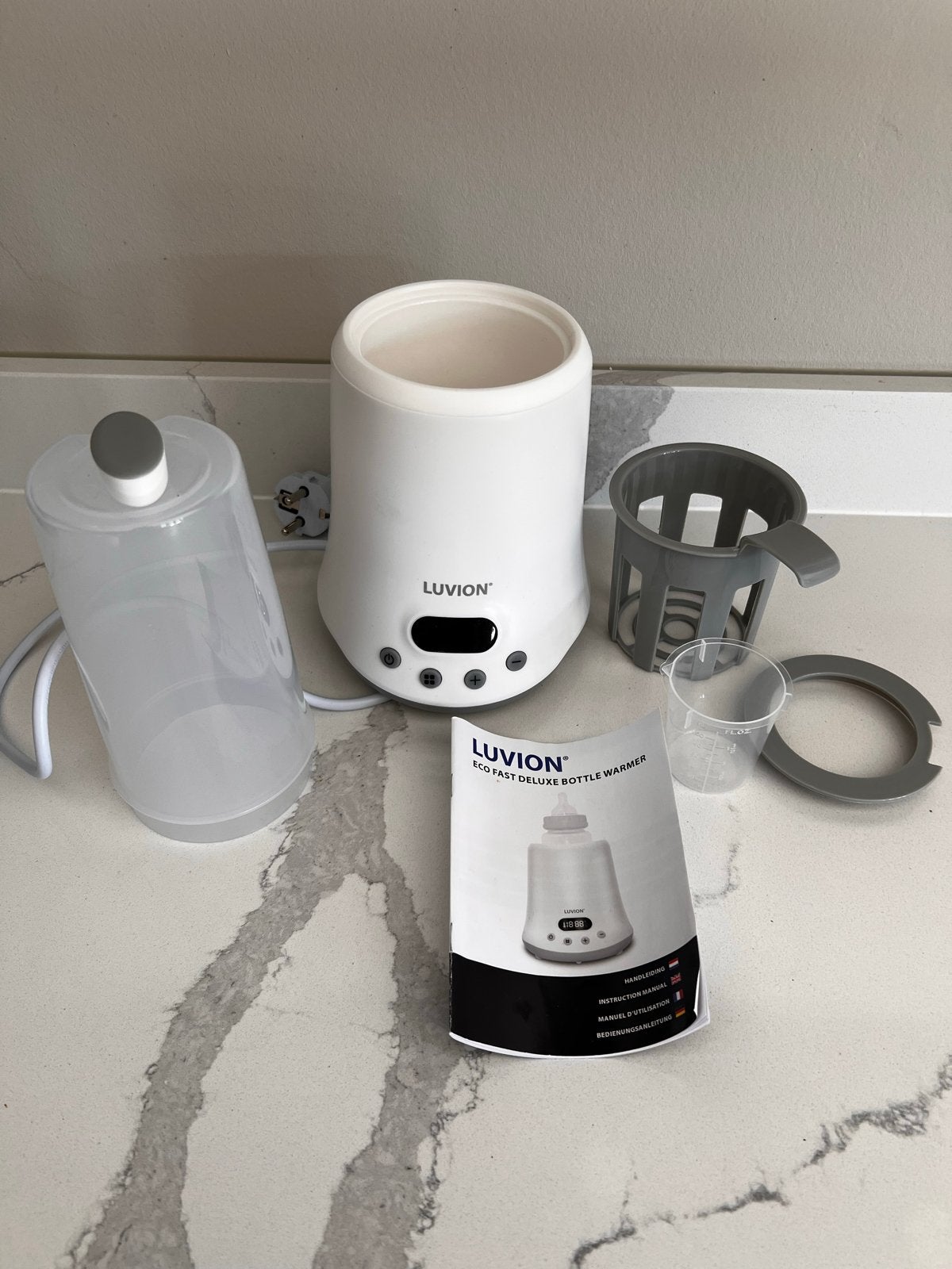 Luvion Eco Fast Deluxe Flessenwarmer, Ophalen of Verzenden, Zo goed als nieuw
