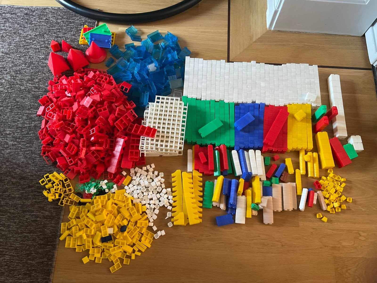 Bambino Grote partij bouwblokken - Diverse kleuren en vormen, Ophalen of Verzenden, Gebruikt, Overige merken