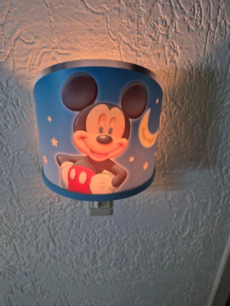 Mickey Mouse nachtlampje, Ophalen of Verzenden