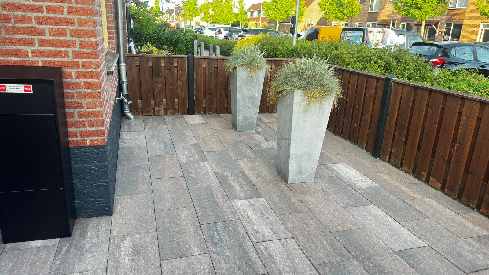 Tuin potten, Tuin en Terras, Terrasdelen en Vlonders, Ophalen of Verzenden, Zo goed als nieuw, Hout