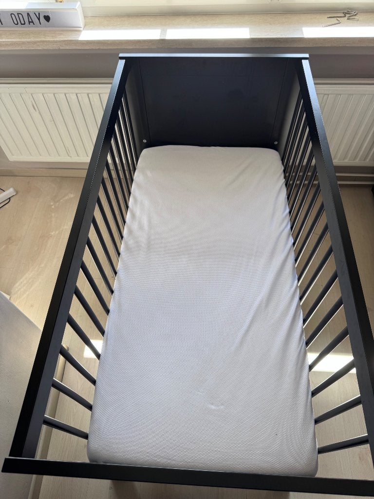 Ledikant zwart, Ophalen, Gebruikt, Ledikant
