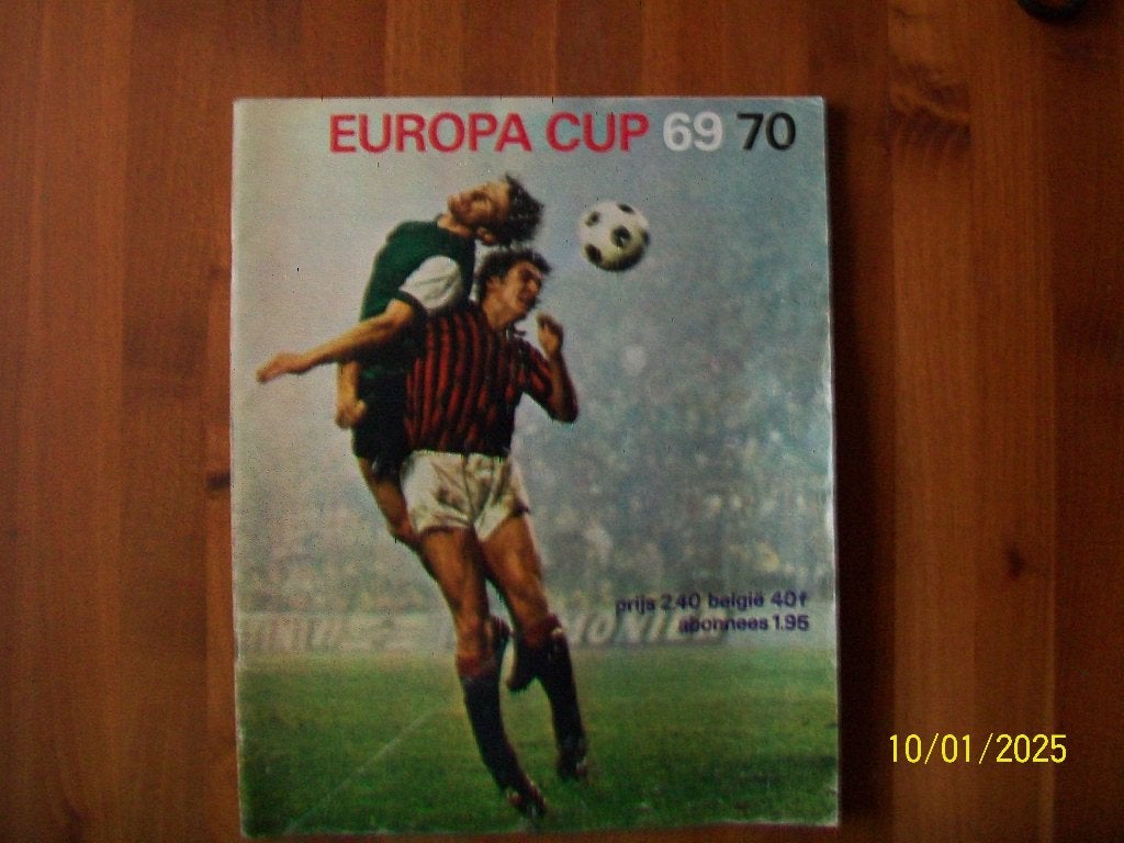 Revu magazine Europa Cup 69 - 70, Verzenden, Gebruikt, Feyenoord, Boek of Tijdschrift