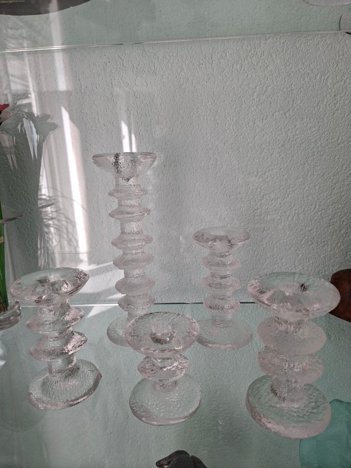 Set van 5 Iittala Festivo kandelaars, of per stuk, Ophalen of Verzenden, Glas