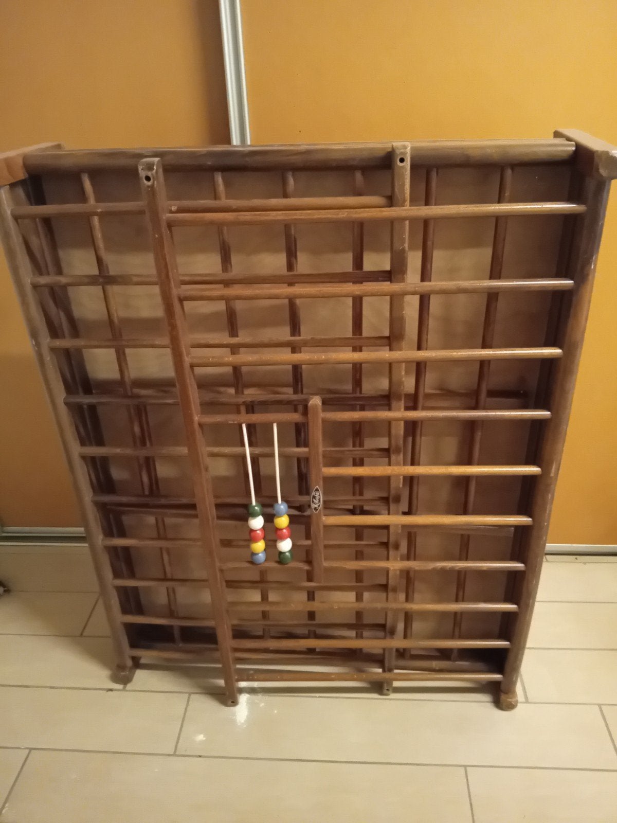 box - donkerbruin - vintage, Kinderen en Baby's, Ophalen, Gebruikt, Rechthoekig