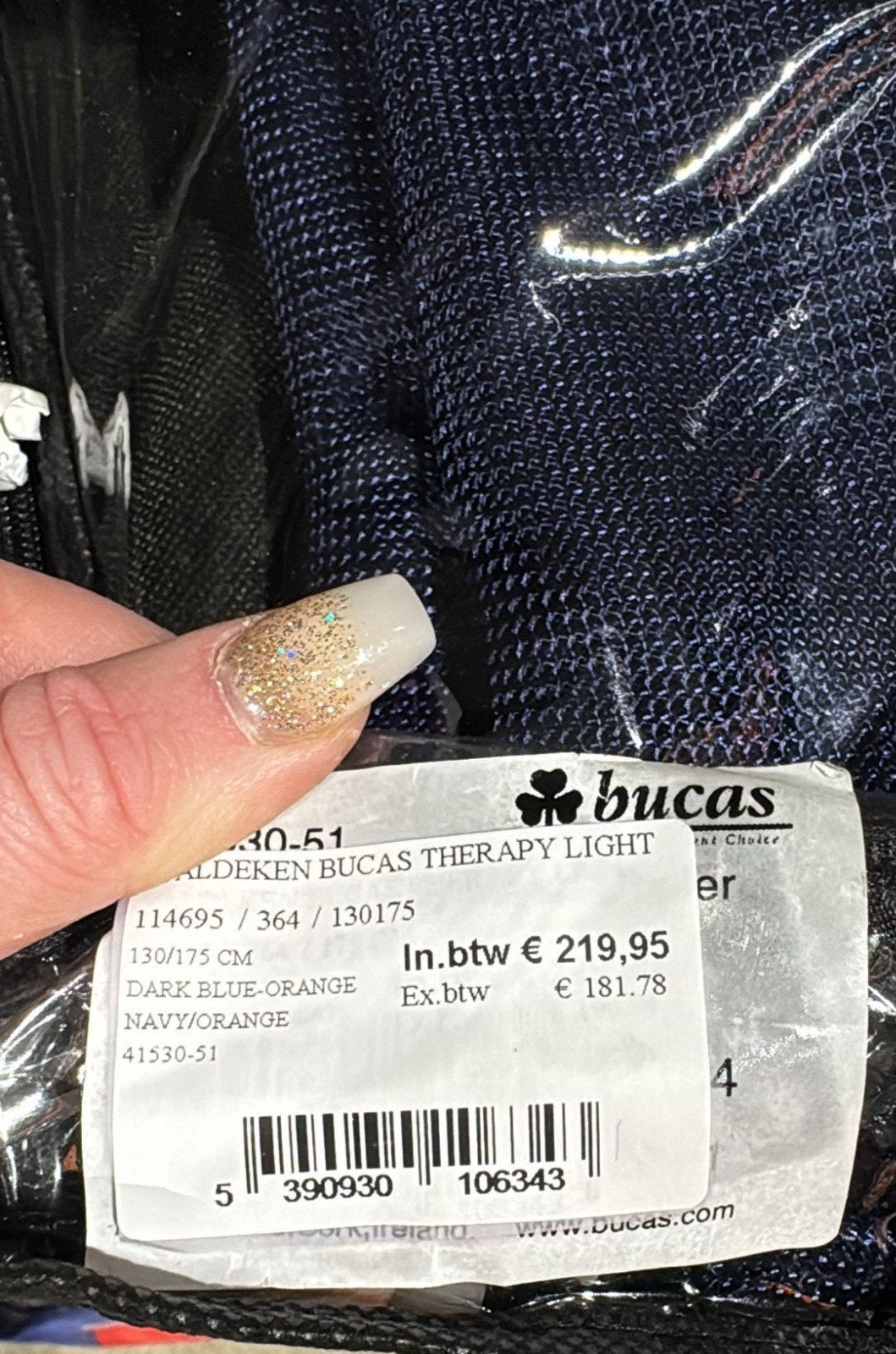 staldeken bucas therapy nieuw 130/175, Dieren en Toebehoren, Ophalen of Verzenden, Nieuw