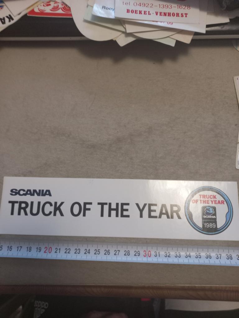 Scania truck of the year 89, Ophalen of Verzenden, Zo goed als nieuw