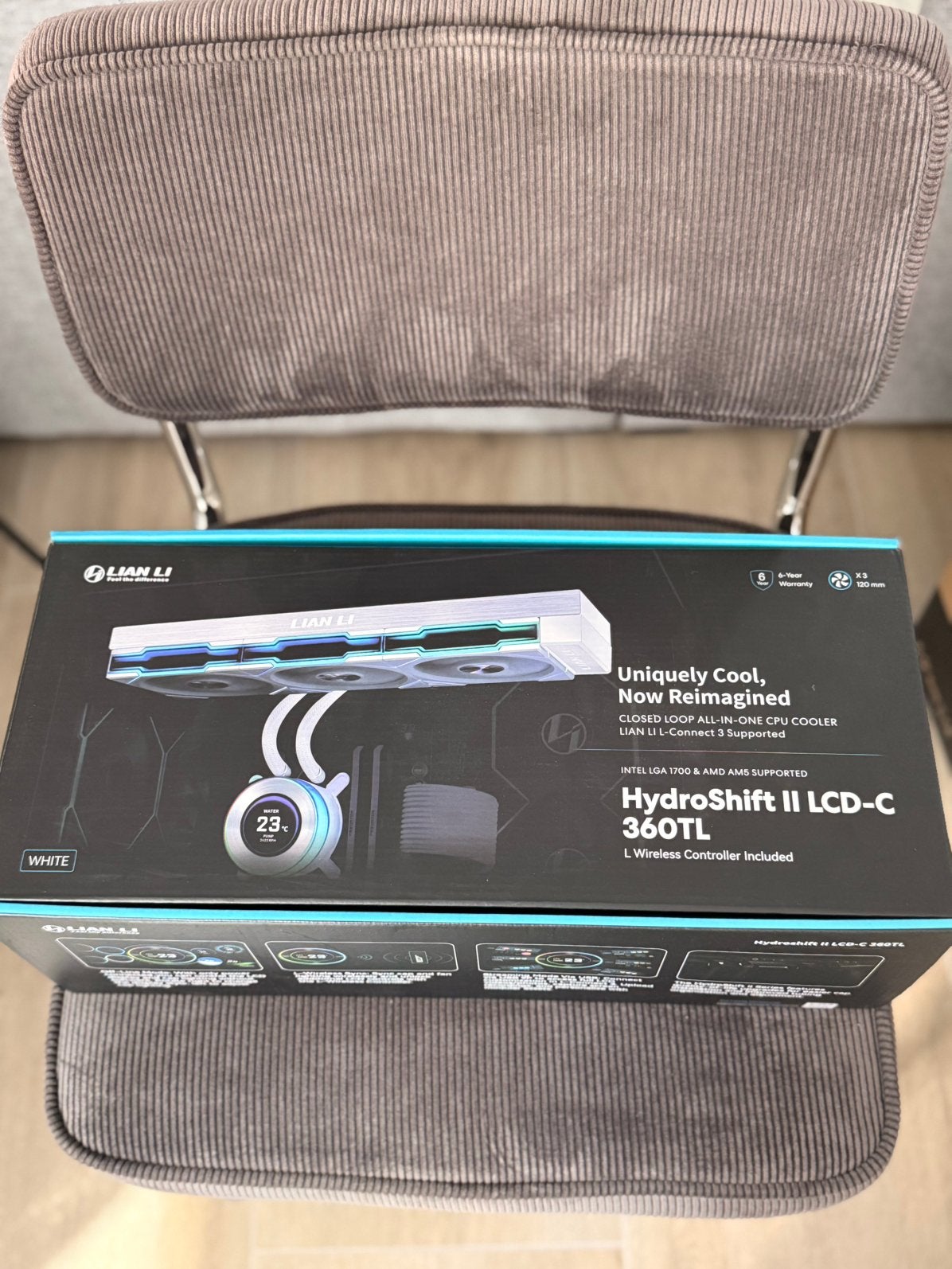 Lian Li HydroShift II LCD-C 360TL White – 360mm – 10 mnd grt, Computers en Software, Ophalen of Verzenden, Zo goed als nieuw, Waterkoeling