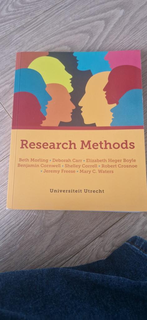 Research Methods - Universiteit Utrecht, Zo goed als nieuw, Gamma, Beth Morling, Deborah Carr, Elizabeth Heger Boyle, HBO
