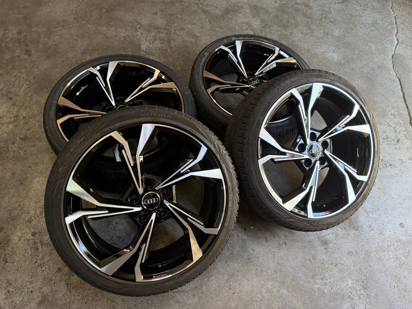 ✅ 19 Inch 5x112 Audi Sport RS S3 A3 A4 A6 S4 Vw Velgen, 19 inch, Gebruikt, Banden en Velgen, 235 mm