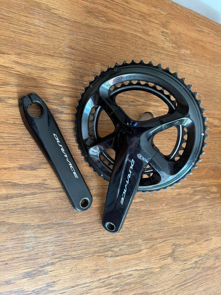 Crankset Shimano Dura Ace FC-R9100 - 175mm - 53-39T, Gebruikt, Aluminium, Racefiets, Shimano Dura Ace