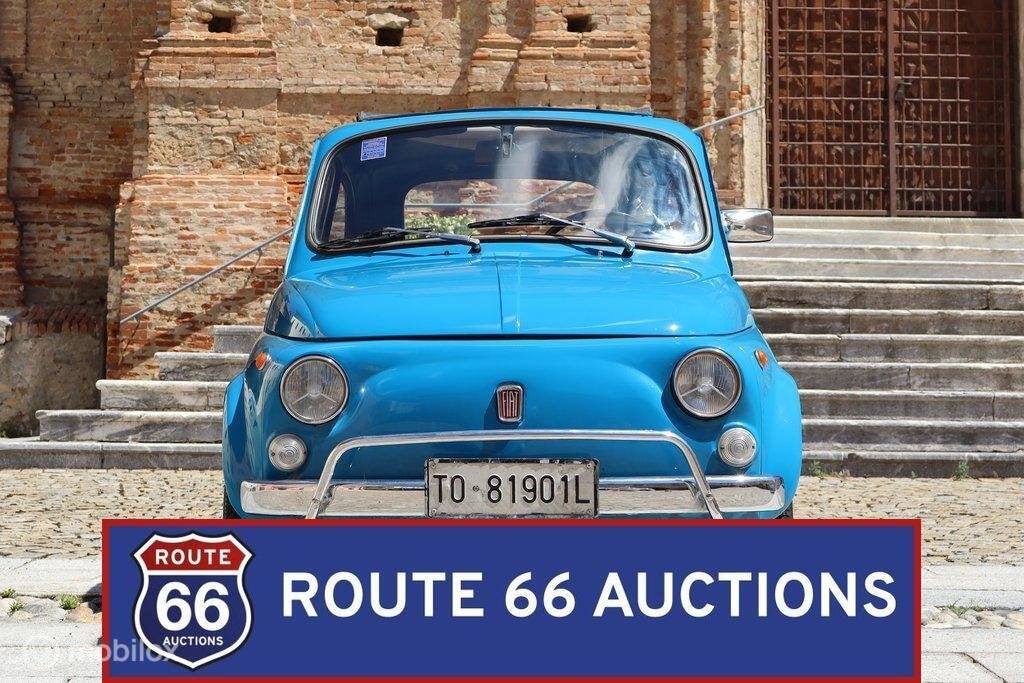 Fiat 500 L | 1970 | Route 66 Auctions, Overige carrosserieën, Zwart, Bedrijf, Handgeschakeld