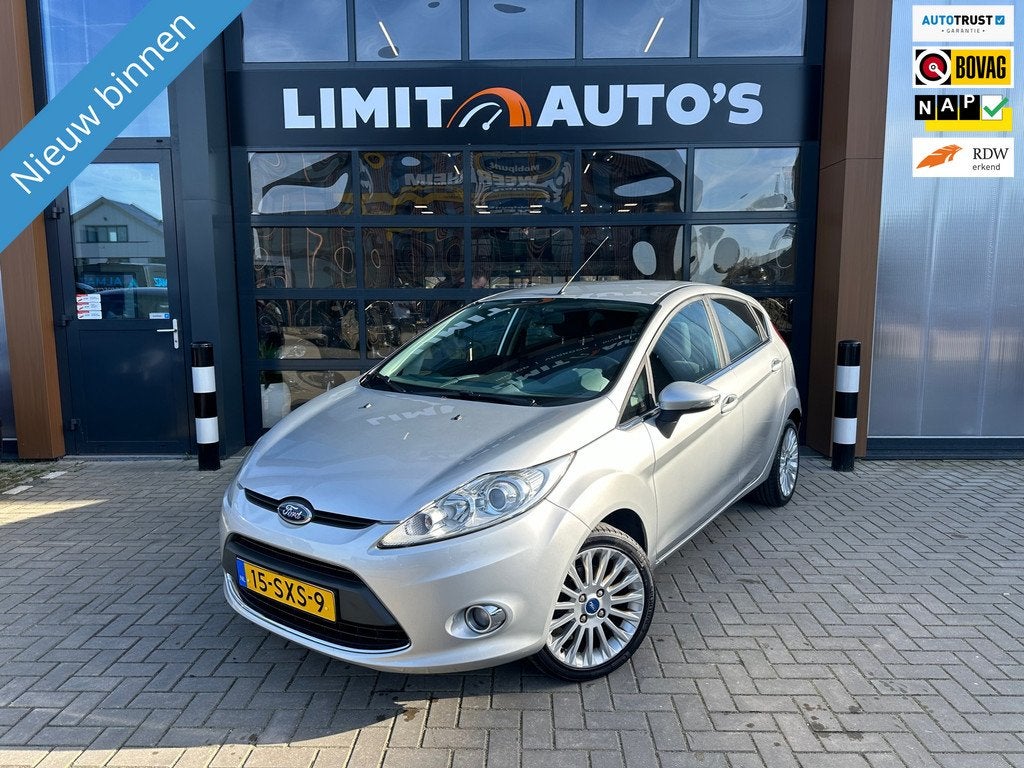 Ford Fiesta 1.25 Titanium/Airco/Elek.Ramen/Lmv/Nap/Apk, Auto's, Voorwielaandrijving, Euro 5, 1242 cc, 82 pk