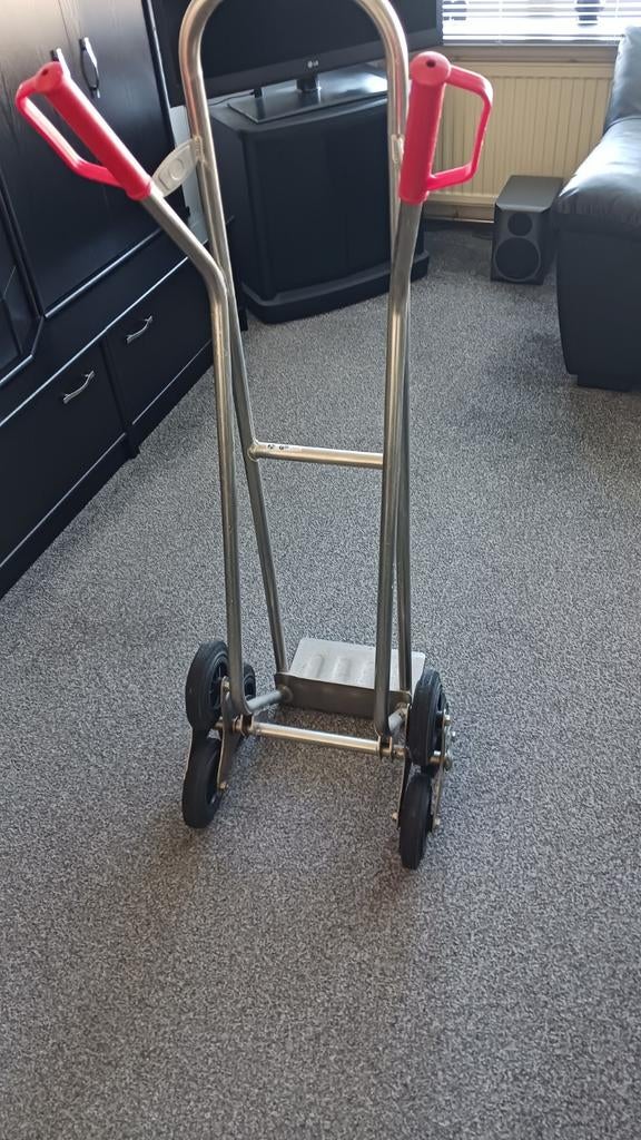 Steekwagen  aluminium Traploper, Ophalen of Verzenden, Zo goed als nieuw, Steekwagen