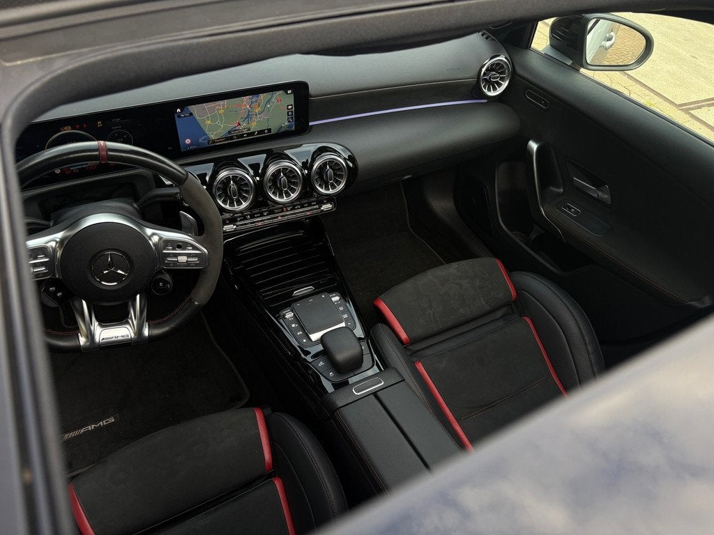 Mercedes-Benz A-klasse AMG 45 S 4MATIC+ |Schaalstoelen|Pano|, Automaat, Gebruikt, 4 cilinders, Vierwielaandrijving
