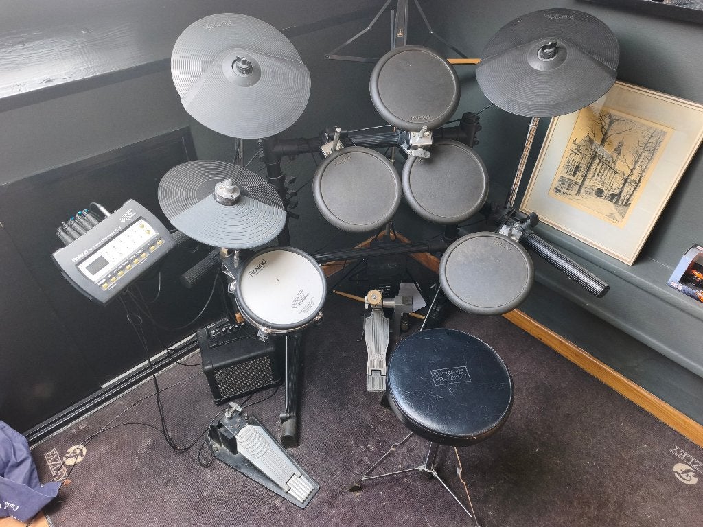 Roland TD-3 V-Drums complete electronische drumstel, Muziek en Instrumenten, Ophalen, Gebruikt, Roland, Elektronisch