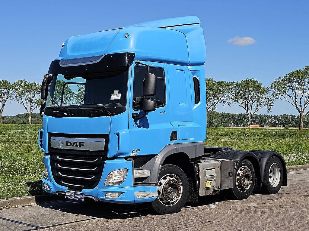 DAF CF 450 6x2 ftg spacecab, Automaat, Stoelverwarming, Euro 6, Blauw