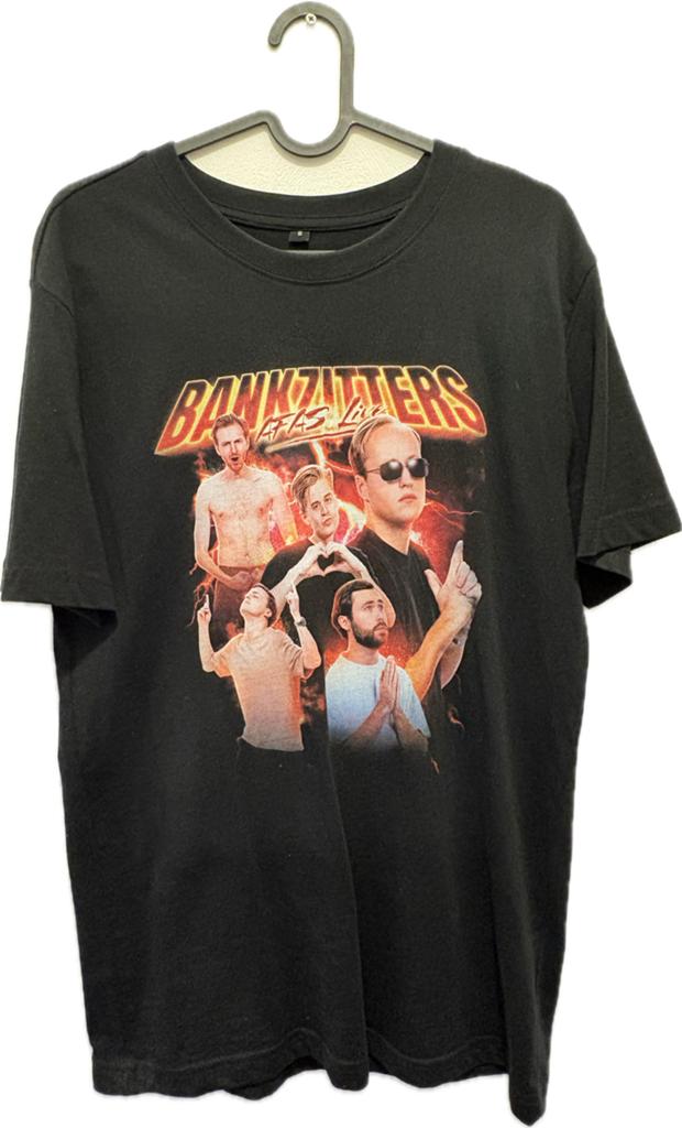 Bankzitters Shirt AFAS, Kleding | Heren, T-shirts, Ophalen of Verzenden, Nieuw, Maat 46 (S) of kleiner, Zwart