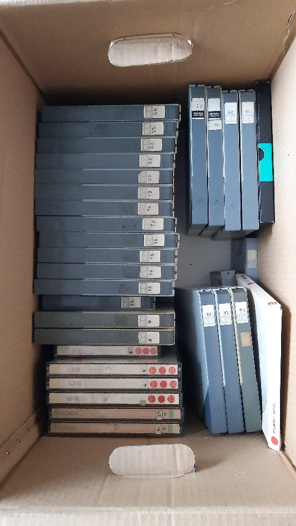 Partij banden voor bandrecorder, Ophalen of Verzenden, Onderdeel, Met banden