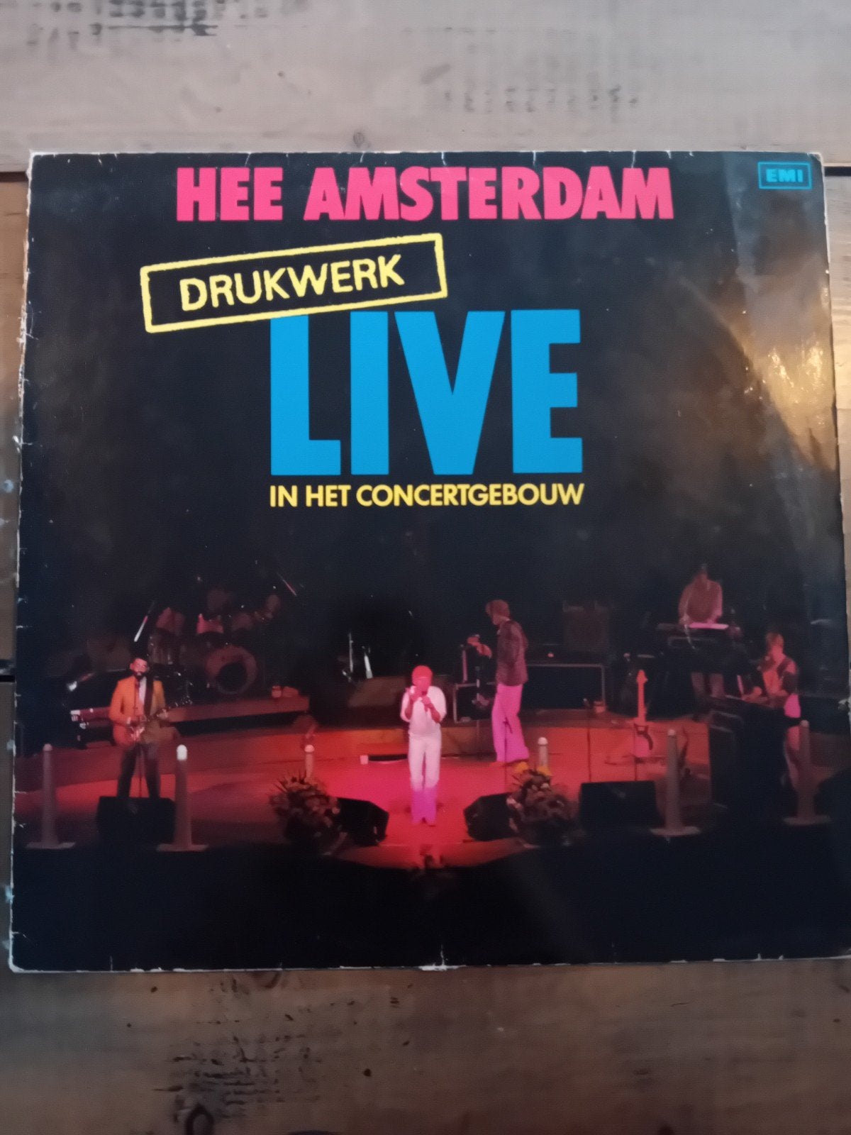 Drukwerk - Live in het Concertgebouw LP (1984), Cd's en Dvd's, Vinyl | Nederlandstalig, LP, Gebruikt, Ophalen of Verzenden, Pop