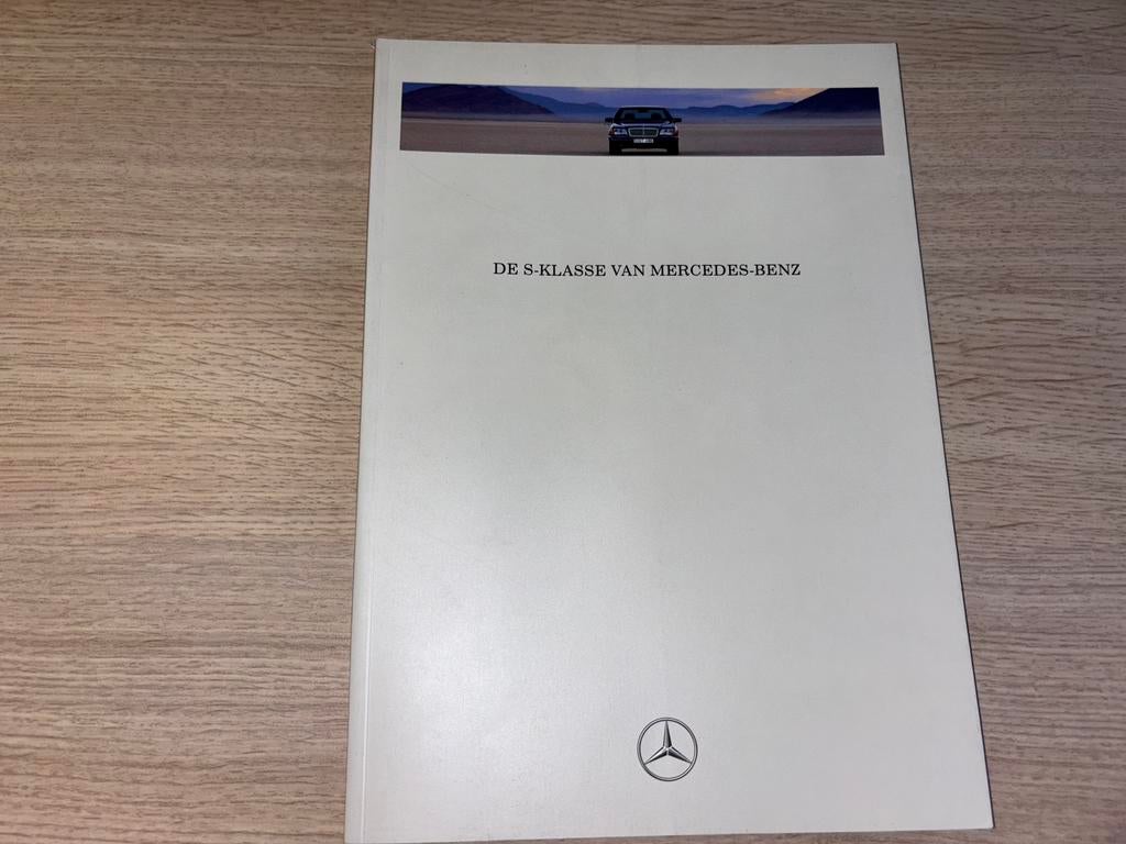 Folder Mercedes-Benz W140 1991 (300SE, 500SEL, 600SEL), Ophalen of Verzenden, Zo goed als nieuw, Mercedes