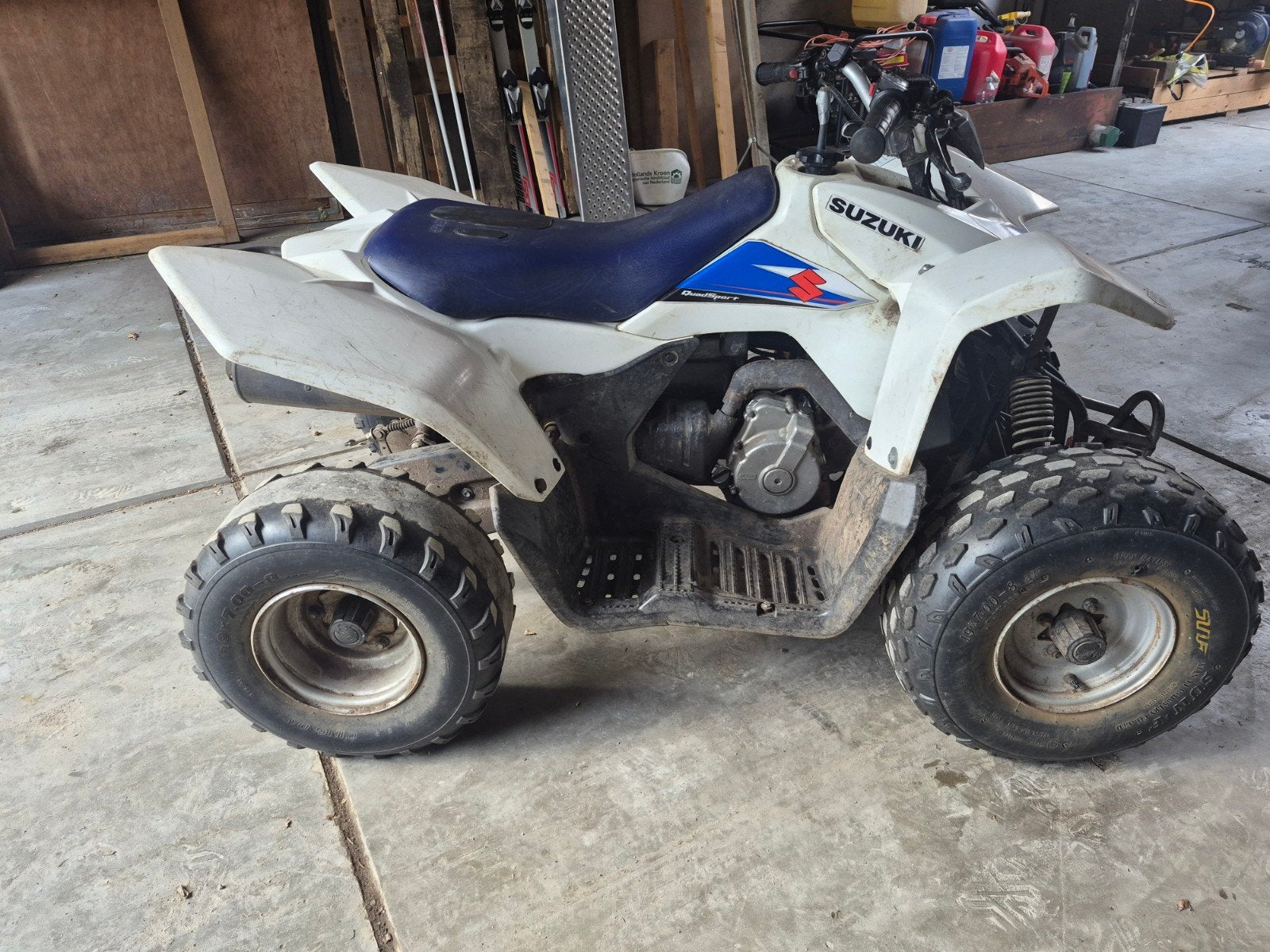 suzuki LTZ-90 quad, Ophalen, Gebruikt