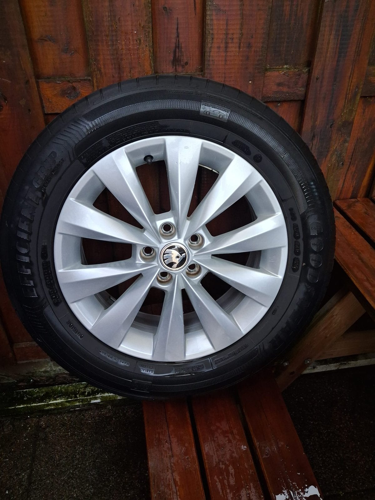 Te koop: Originele Škoda Kamiq 16 inch lichtmetalen velgen, Ophalen, 16 inch, Zomerbanden, Velg(en)