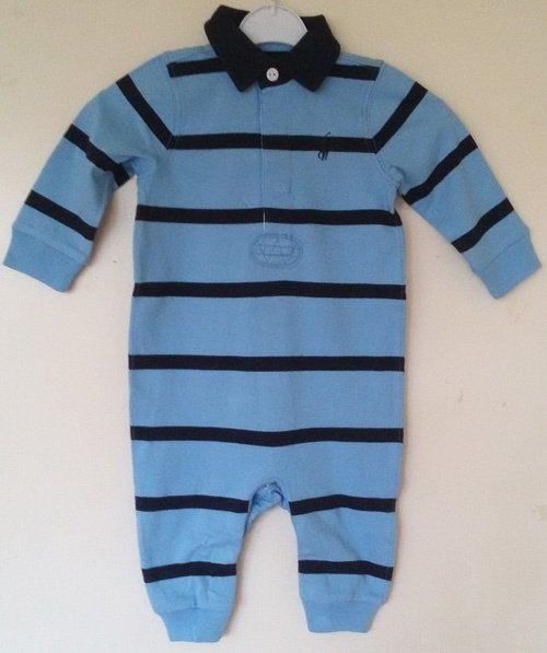 1-delig blauw/navy Ralph Lauren pak maat 68 / 9M *NIEUW*, Nieuw, Ophalen of Verzenden, Pakje, Jongetje