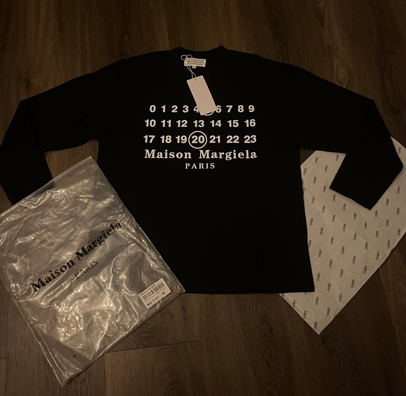 Maison margiela longsleeve, Kleding | Heren, Verzenden, Zo goed als nieuw, Maat 48/50 (M), Zwart
