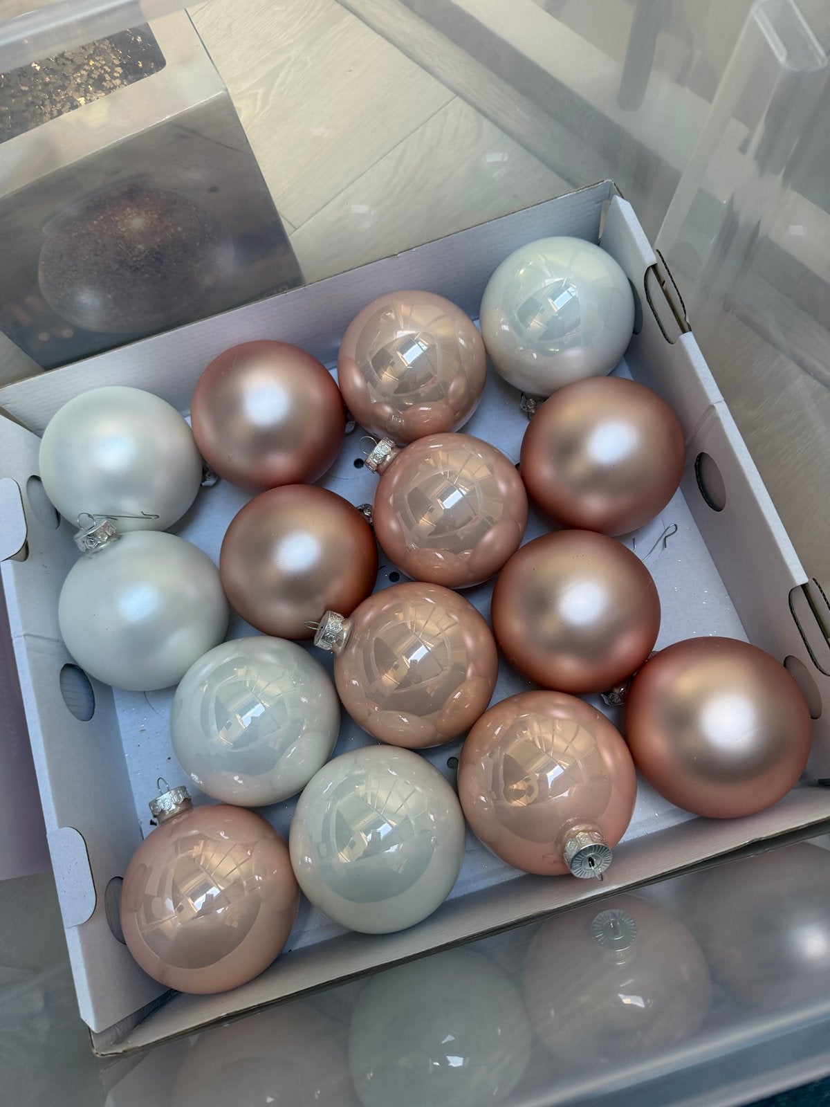 Kerstballen roze, Diversen, Ophalen, Zo goed als nieuw