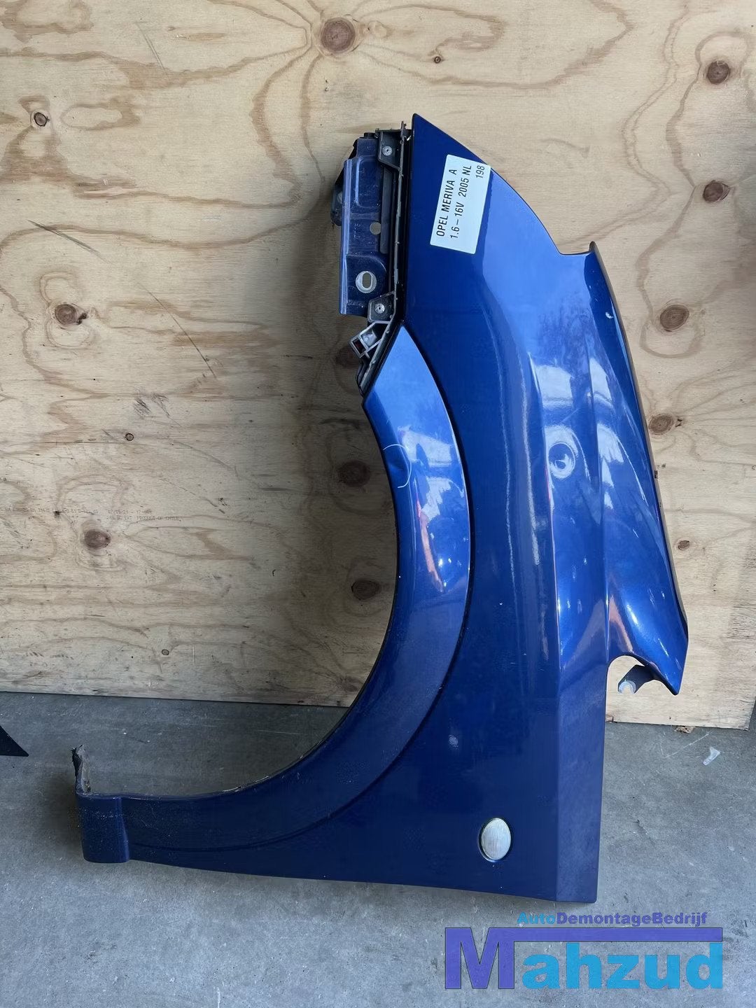 OPEL MERIVA A Z21B Blauw links voorscherm zijscherm 2003-201, Gebruikt, Opel Automobile GmbH, Ophalen of Verzenden, Kontakt@opel-infoservice.de