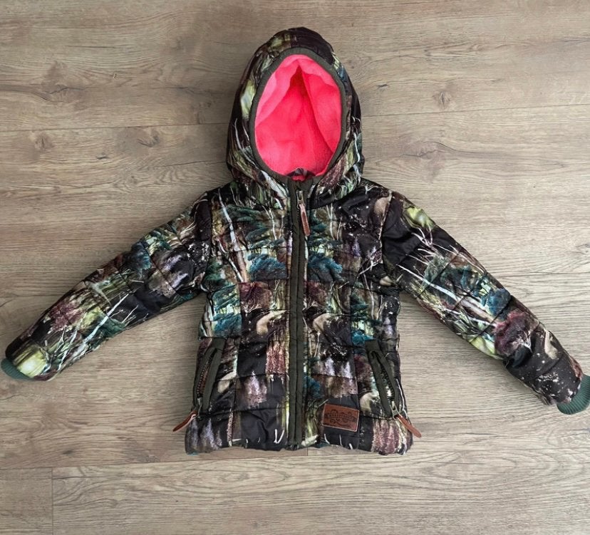 Moodstreet winterjas meisjes dikke fleece jas Maat 98, Meisje, Ophalen of Verzenden, Jas, Moodstreet