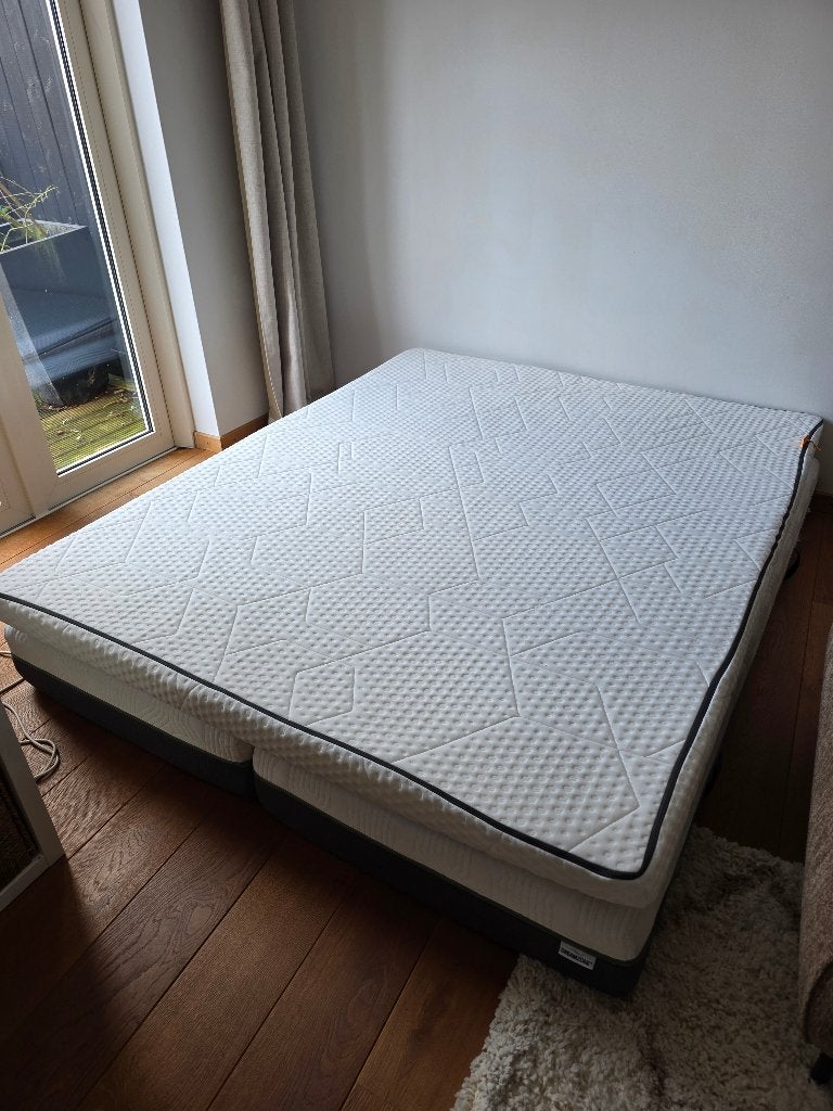 Matrassenset 160x200 - Emma topper, Jysk matrassen, Ophalen, Tweepersoons, Zo goed als nieuw, Matras