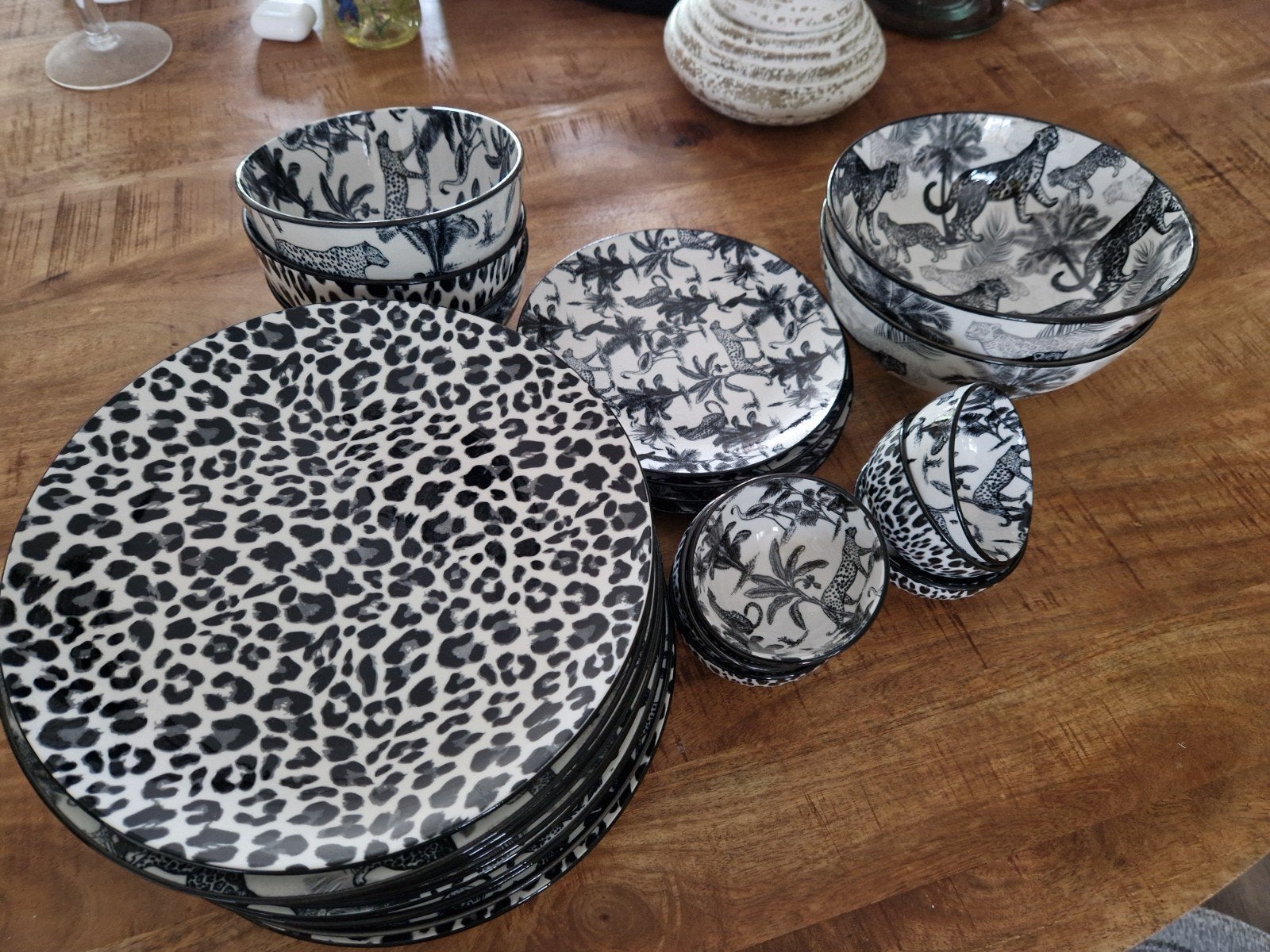 Panter servies., Ophalen, Overige stijlen, Bord(en)