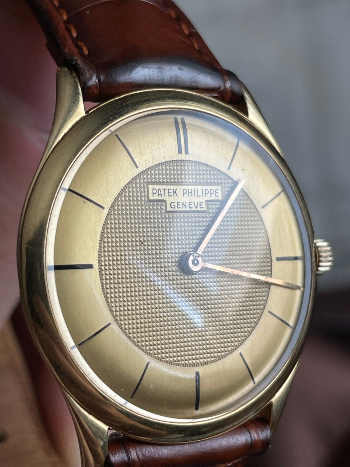 Zeldzame Patek Philippe ref. 2507 18k 1951, Sieraden, Tassen en Uiterlijk, Horloges | Antiek, Polshorloge, 1930 tot 1960, Goud