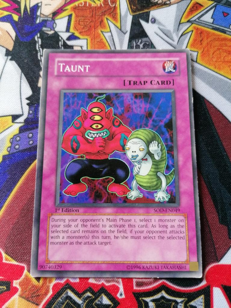 Taunt - SOD - Yu-Gi-Oh, Ophalen of Verzenden, Zo goed als nieuw