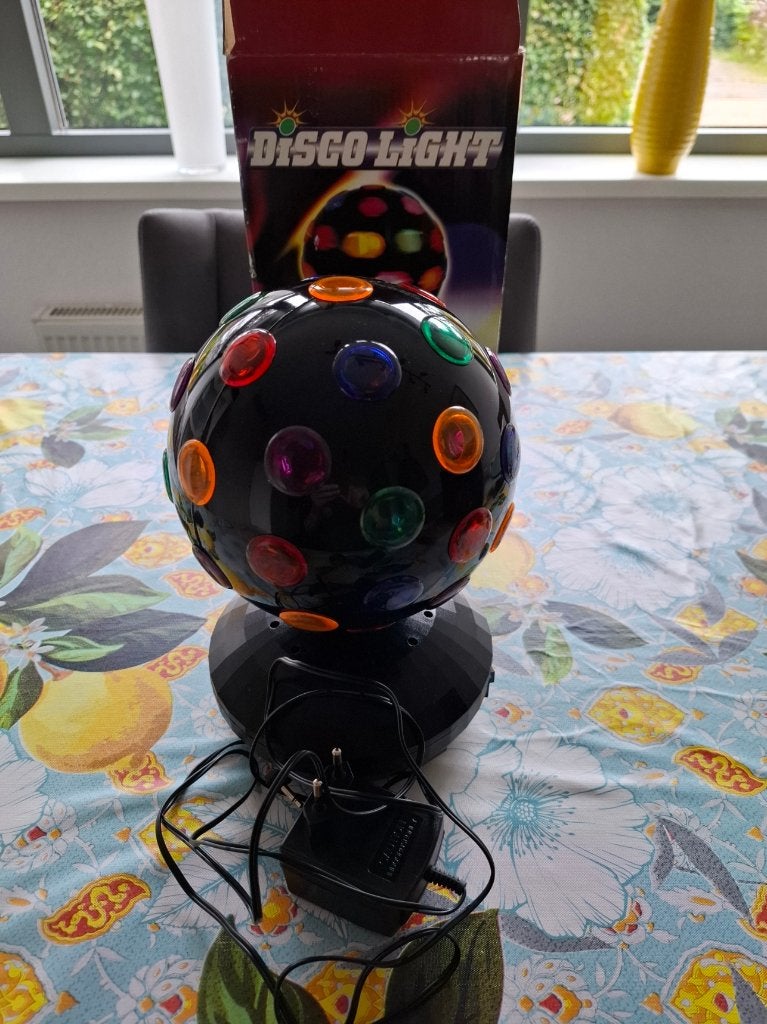 Disco lamp, Muziek en Instrumenten, Licht en Laser, Ophalen of Verzenden, Zo goed als nieuw, Discobol, Kleur