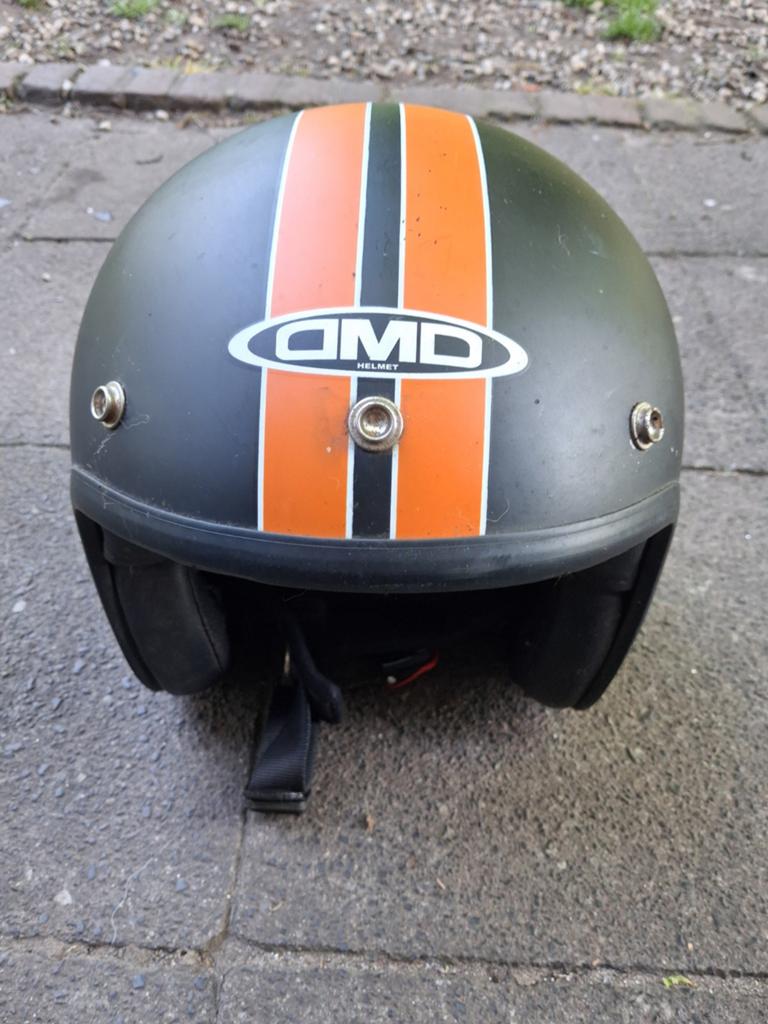Stoere DMD Jethelm - ophalen in Arnhem of Twello., Ophalen, Tweedehands, Jethelm, Overige merken