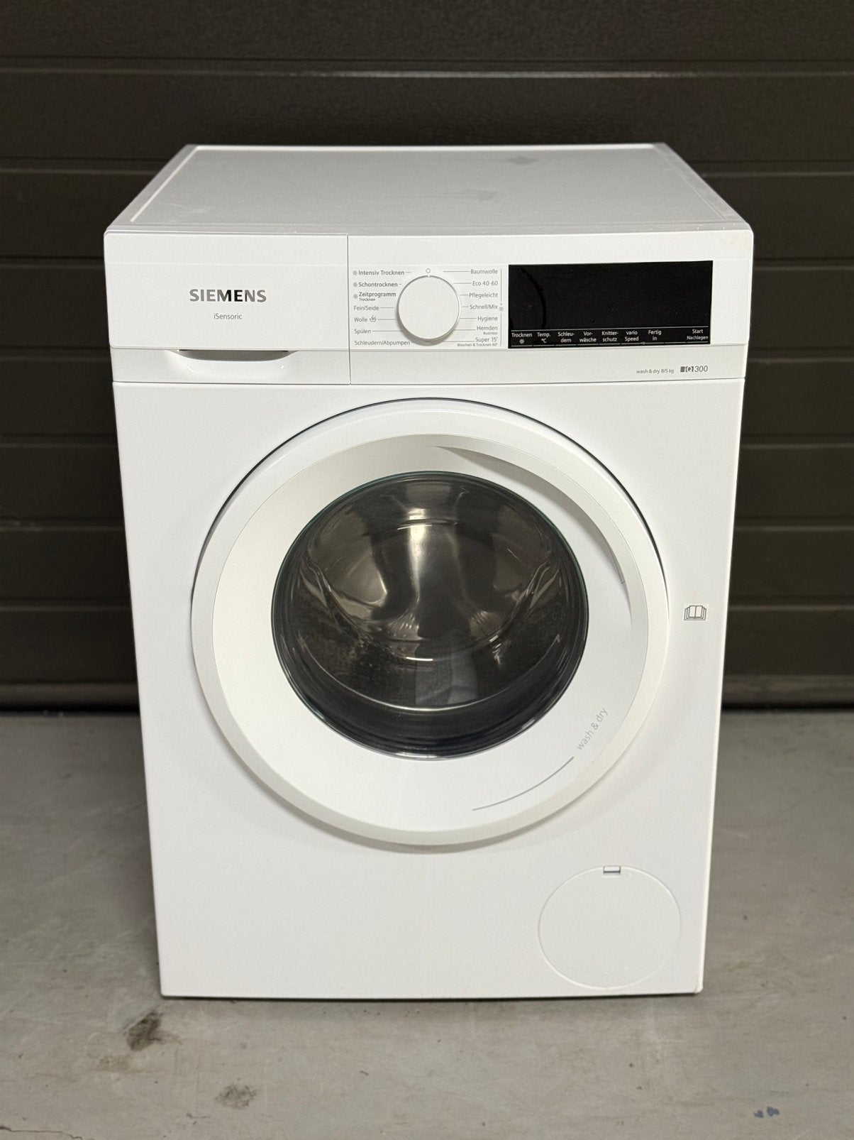 SIEMENS IQ300 8/5KG A+++ WASDROOGCOMBINATIE MET GARANTIE!, 6 tot 8 kg, Ophalen of Verzenden, Zo goed als nieuw, 85 tot 90 cm